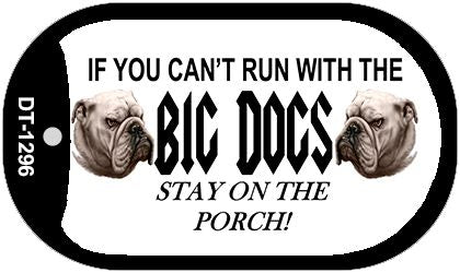 Big Dogs Novelty Metal Dog Tag Necklace DT-1296