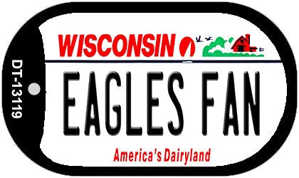 Eagles Fan Novelty Metal Dog Tag Necklace DT-13119