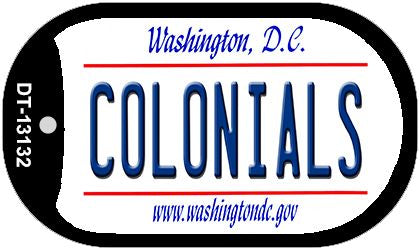 Colonials Novelty Metal Dog Tag Necklace DT-13132