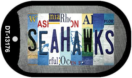 Seahawks Strip Art Novelty Metal Dog Tag Necklace DT-13176