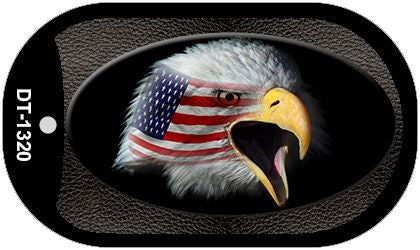 American Eagle Metal Novelty Dog Tag Necklace DT-1320