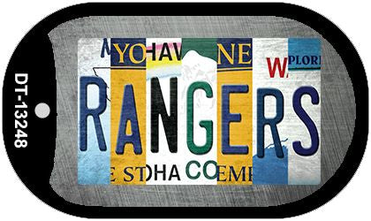 Rangers Strip Art Novelty Metal Dog Tag Necklace DT-13248
