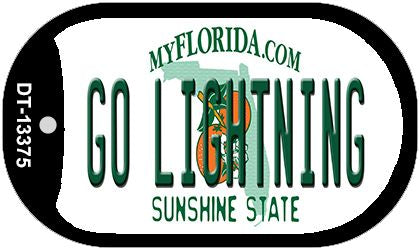 Go Lightning Novelty Metal Dog Tag Necklace DT-13375