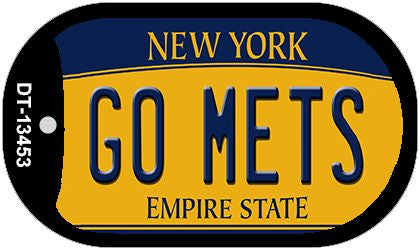 Go Mets Novelty Metal Dog Tag Necklace DT-13453