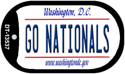 Go Nationals Novelty Metal Dog Tag Necklace DT-13537