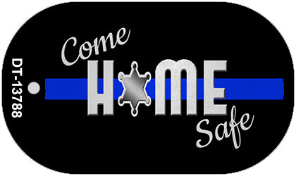 Come Home Safe Novelty Metal Dog Tag Necklace DT-13788