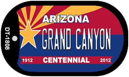 Grand Canyon Arizona Centennial Novelty Metal Dog Tag Necklace DT-1808