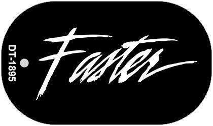 Faster Novelty Metal Dog Tag Necklace DT-1895