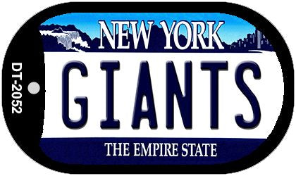 Giants New York Novelty Metal Dog Tag Necklace DT-2052
