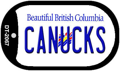Canucks British Columbia Novelty Metal Dog Tag Necklace DT-2067