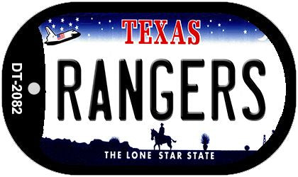 Rangers Texas Novelty Metal Dog Tag Necklace DT-2082