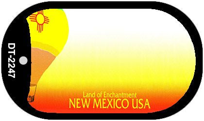 New Mexico State Blank Novelty Metal Dog Tag Necklace DT-2247