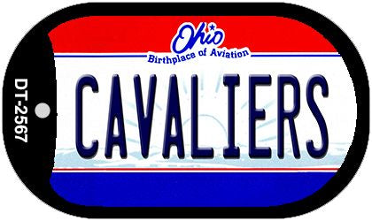 Cavaliers Ohio Novelty Metal Dog Tag Necklace DT-2567