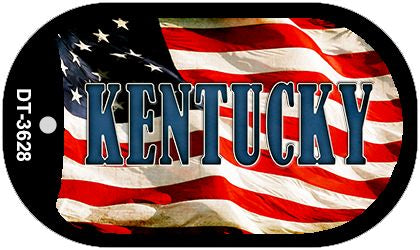 Kentucky Metal Novelty Dog Tag Necklace DT-3628