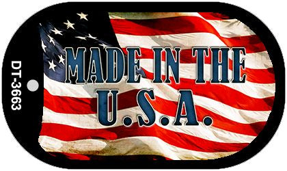 Made in the USA Metal Novelty Dog Tag Necklace DT-3663