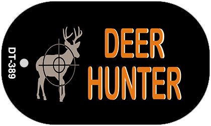Deer Hunter Novelty Metal Dog Tag Necklace DT-389