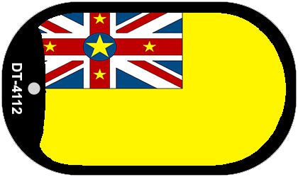 Nive Flag Metal Novelty Dog Tag Necklace DT-4112