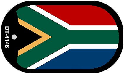South Africa Flag Metal Novelty Dog Tag Necklace DT-4146