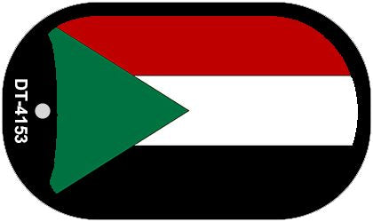 Sudan Flag Metal Novelty Dog Tag Necklace DT-4153