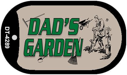Dads Garden Novelty Metal Dog Tag Necklace DT-4289
