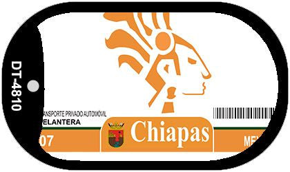 Chiapas Mexico Blank Novelty Metal Dog Tag Necklace DT-4810
