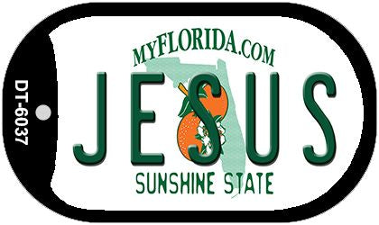 Jesus Florida Novelty Metal Dog Tag Necklace DT-6037