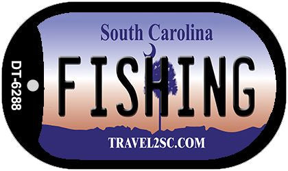 Fishing South Carolina Novelty Metal Dog Tag Necklace DT-6288
