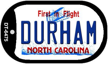 Durham North Carolina Novelty Metal Dog Tag Necklace DT-6475
