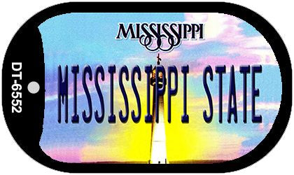 Mississippi State University Novelty Metal Dog Tag Necklace DT-6552