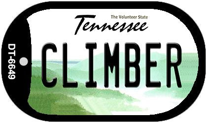 Climber Tennessee Novelty Metal Dog Tag Necklace DT-6649