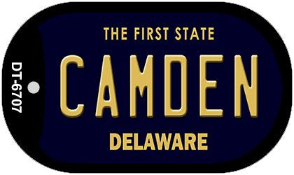 Camden Delaware Novelty Metal Dog Tag Necklace DT-6707