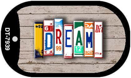 Dream Plate Art Novelty Metal Dog Tag Necklace DT-7939