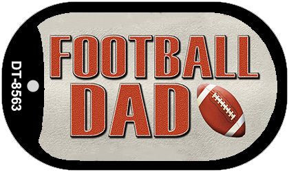 Football Dad Novelty Metal Dog Tag Necklace DT-8563