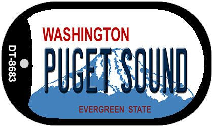 Puget Sound Washington Novelty Metal Dog Tag Necklace DT-8683