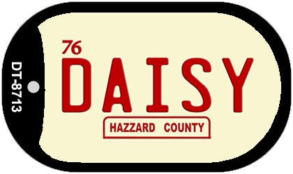 Daisy Novelty Metal Dog Tag Necklace DT-8713