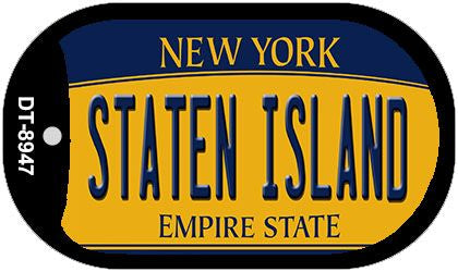Staten Island New York Novelty Metal Dog Tag Necklace DT-8947