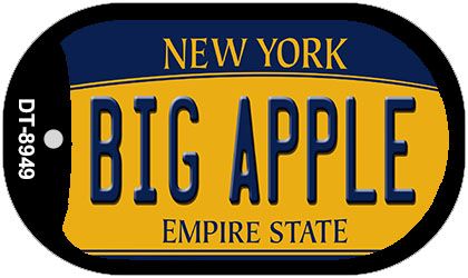 Big Apple New York Novelty Metal Dog Tag Necklace DT-8949
