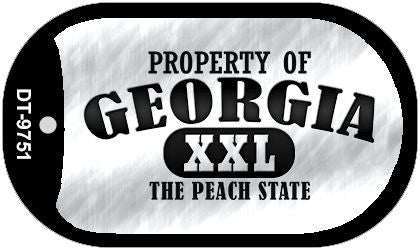 Property Of Georgia Novelty Metal Dog Tag Necklace DT-9751