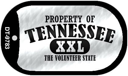 Property Of Tennessee Novelty Metal Dog Tag Necklace DT-9783