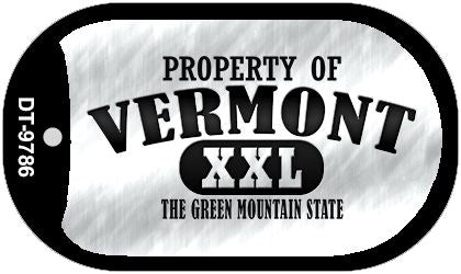 Property Of Vermont Novelty Metal Dog Tag Necklace DT-9786