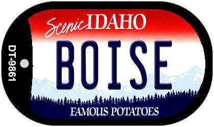 Boise Idaho Novelty Metal Dog Tag Necklace DT-9861