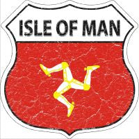 Isle of Man Highway Shield Novelty Metal Magnet HSM-285