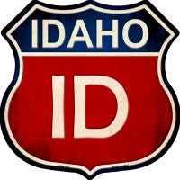 Idaho Highway Shield Novelty Metal Magnet HSM-507