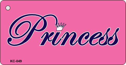 Princess Novelty Aluminum Key Chain KC-049