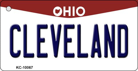 Cleveland Ohio State License Plate Tag Key Chain KC-10067