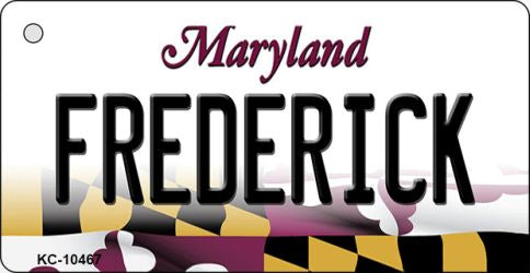 Frederick Maryland State License Plate Tag Key Chain KC-10467