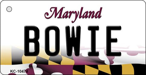 Bowie Maryland State License Plate Tag Key Chain KC-10474