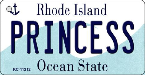 Princess Rhode Island License Plate Tag Novelty Key Chain KC-11212