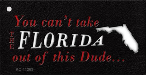 Florida Dude Novelty Metal Key Chain KC-11263