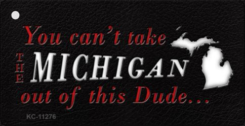 Michigan Dude Novelty Metal Key Chain KC-11276